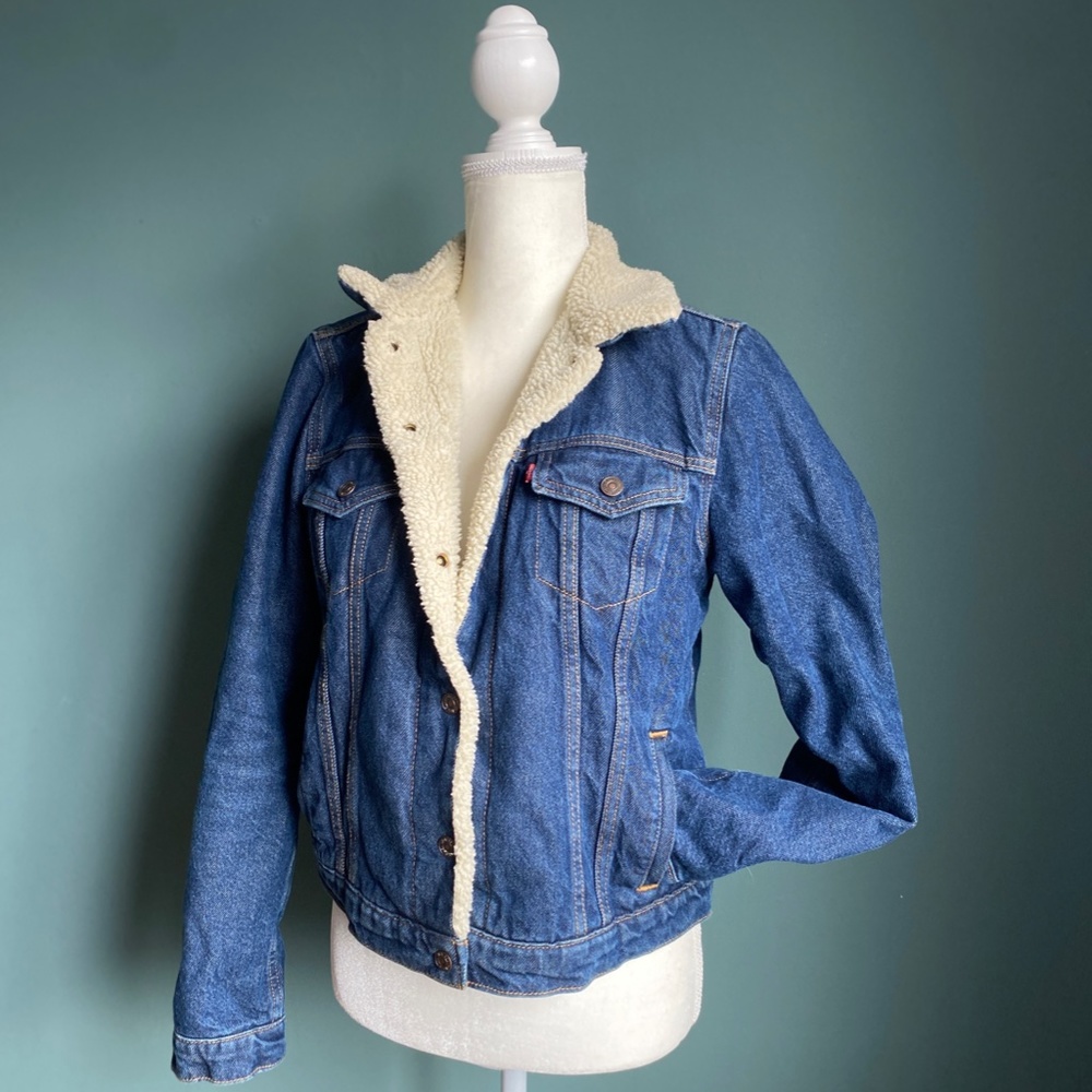 Levi's Sherpa-Lined Jean Jacket - Medium